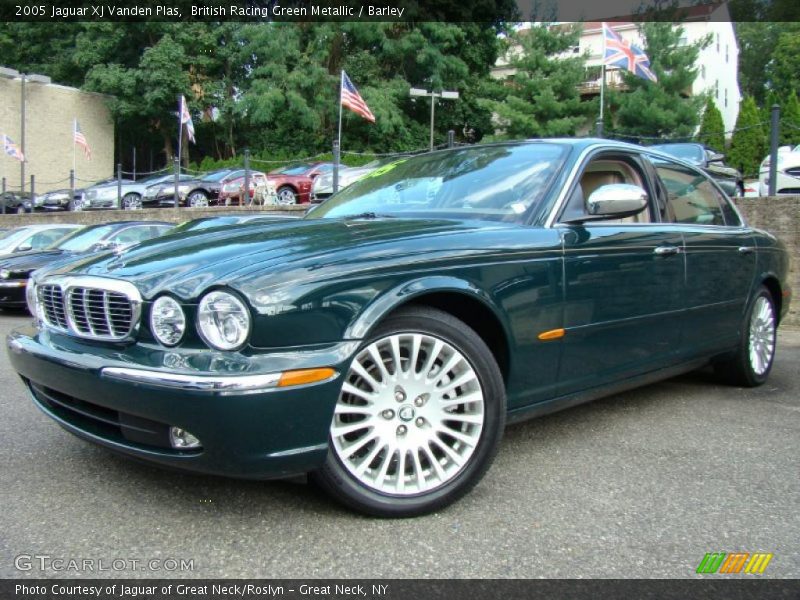 British Racing Green Metallic / Barley 2005 Jaguar XJ Vanden Plas