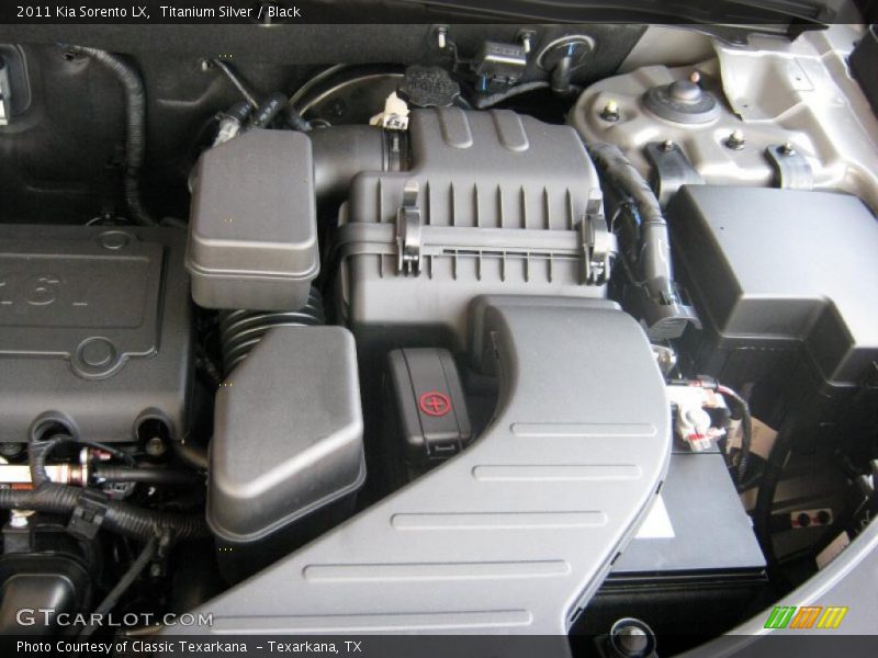 Titanium Silver / Black 2011 Kia Sorento LX