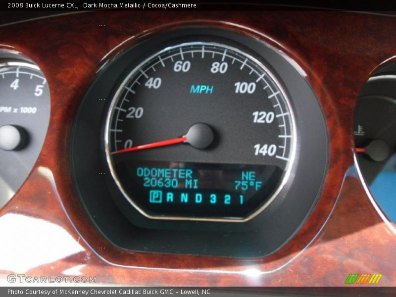 Dark Mocha Metallic / Cocoa/Cashmere 2008 Buick Lucerne CXL