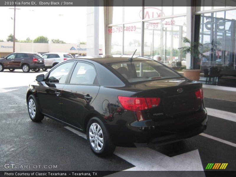 Ebony Black / Stone 2010 Kia Forte EX
