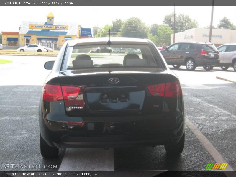 Ebony Black / Stone 2010 Kia Forte EX
