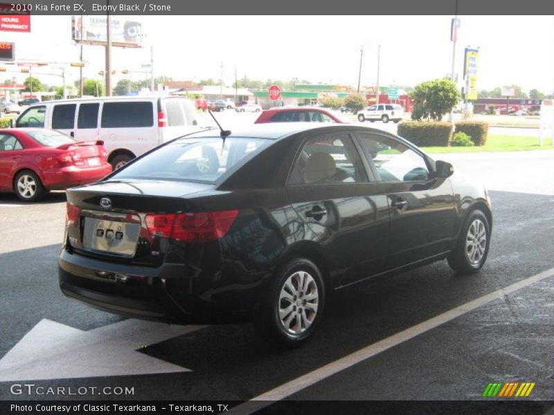 Ebony Black / Stone 2010 Kia Forte EX
