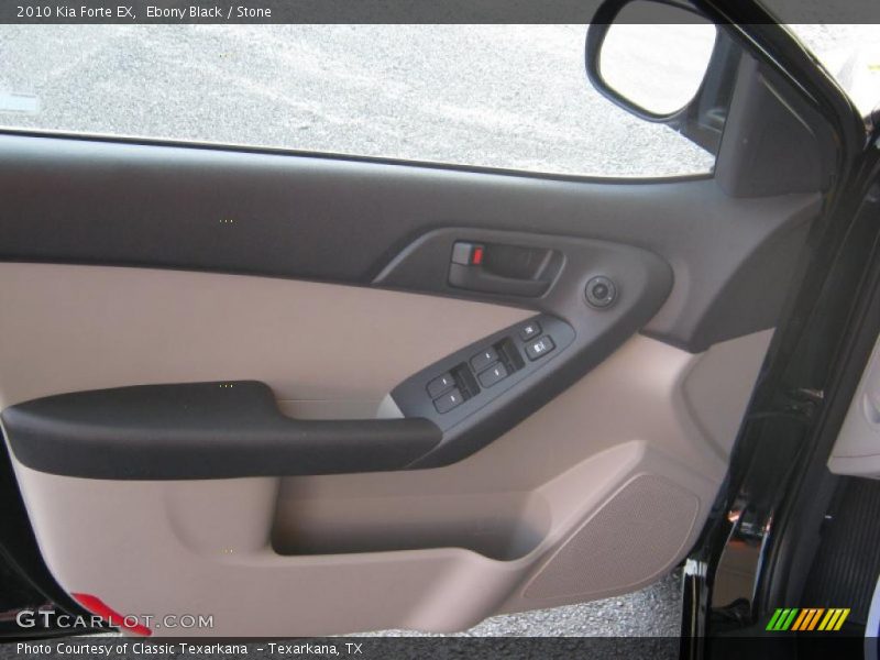 Ebony Black / Stone 2010 Kia Forte EX