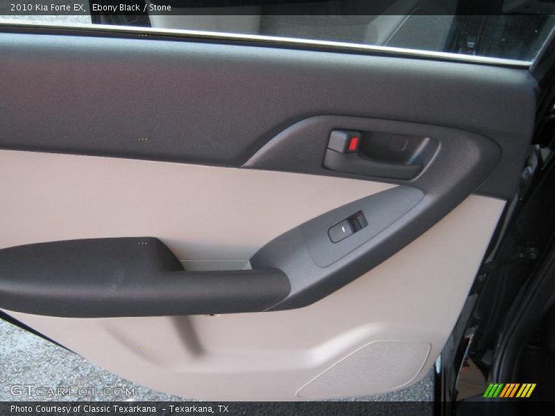 Ebony Black / Stone 2010 Kia Forte EX