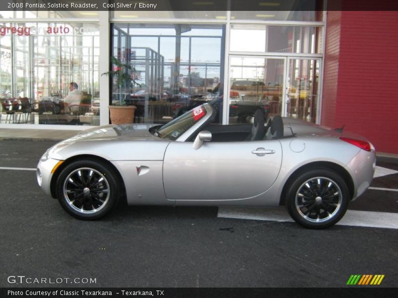 Cool Silver / Ebony 2008 Pontiac Solstice Roadster