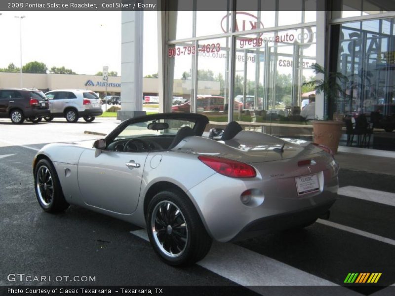 Cool Silver / Ebony 2008 Pontiac Solstice Roadster