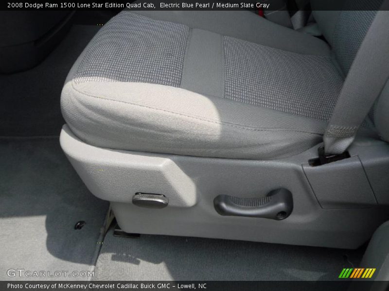 Electric Blue Pearl / Medium Slate Gray 2008 Dodge Ram 1500 Lone Star Edition Quad Cab