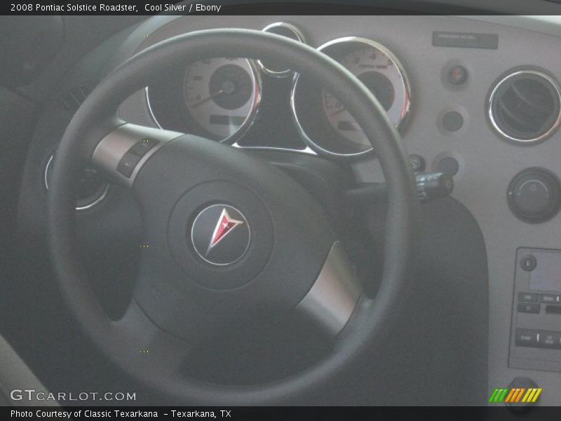 Cool Silver / Ebony 2008 Pontiac Solstice Roadster