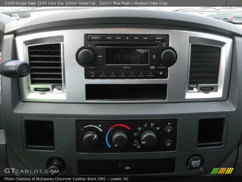 Electric Blue Pearl / Medium Slate Gray 2008 Dodge Ram 1500 Lone Star Edition Quad Cab