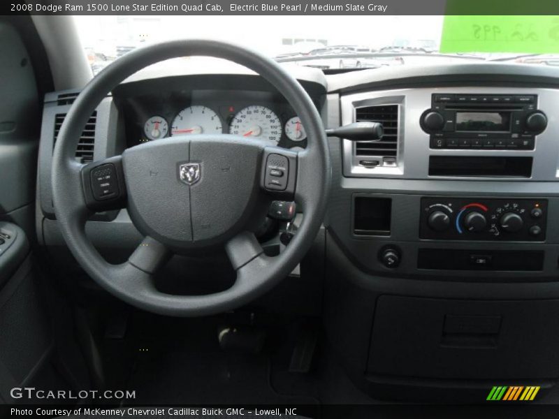 Electric Blue Pearl / Medium Slate Gray 2008 Dodge Ram 1500 Lone Star Edition Quad Cab