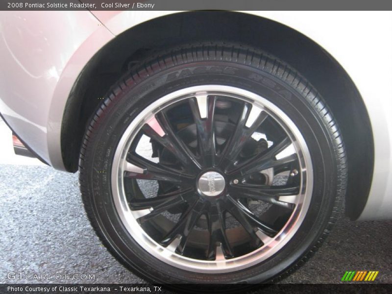 Cool Silver / Ebony 2008 Pontiac Solstice Roadster