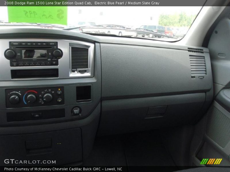 Electric Blue Pearl / Medium Slate Gray 2008 Dodge Ram 1500 Lone Star Edition Quad Cab