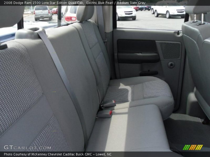 Electric Blue Pearl / Medium Slate Gray 2008 Dodge Ram 1500 Lone Star Edition Quad Cab