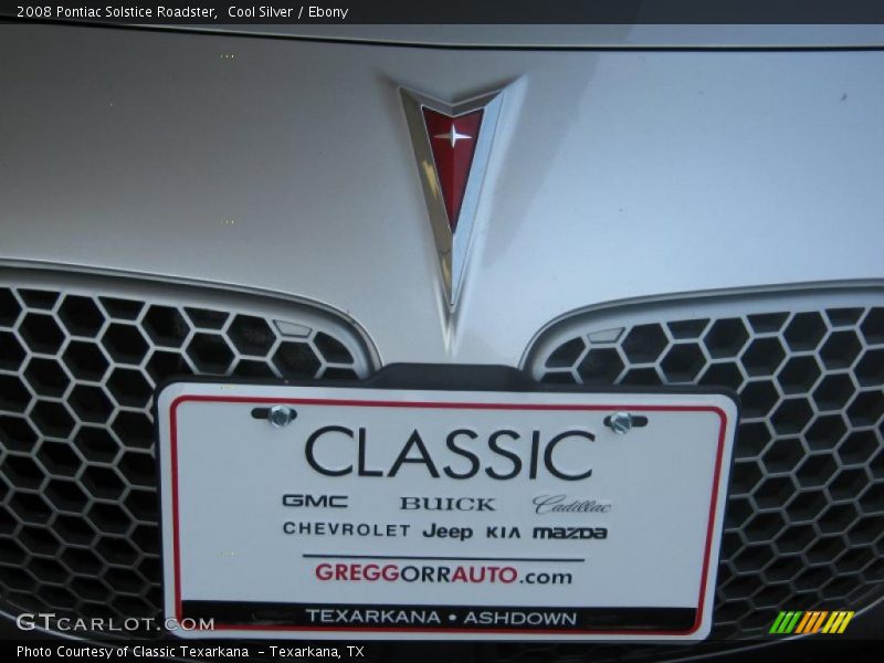 Cool Silver / Ebony 2008 Pontiac Solstice Roadster