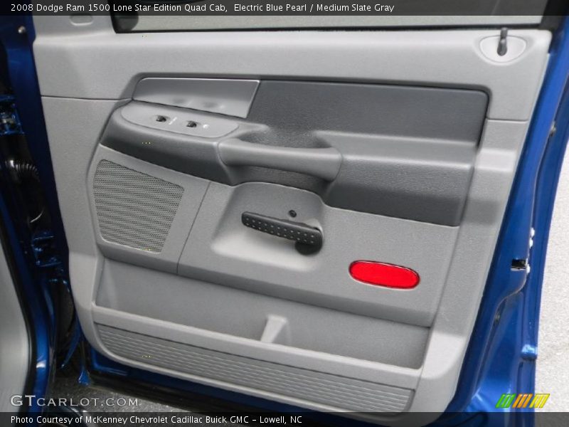 Electric Blue Pearl / Medium Slate Gray 2008 Dodge Ram 1500 Lone Star Edition Quad Cab