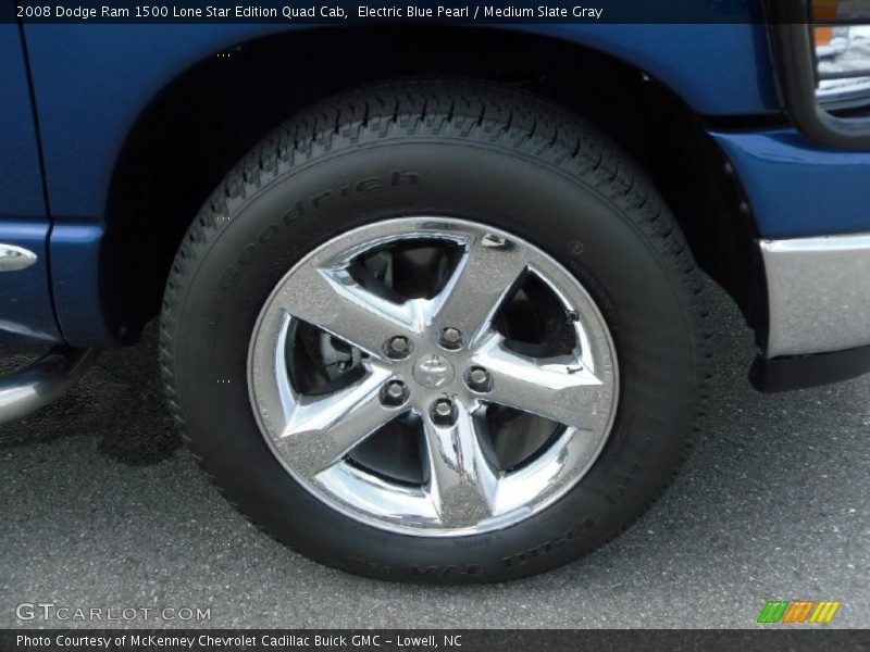 Electric Blue Pearl / Medium Slate Gray 2008 Dodge Ram 1500 Lone Star Edition Quad Cab