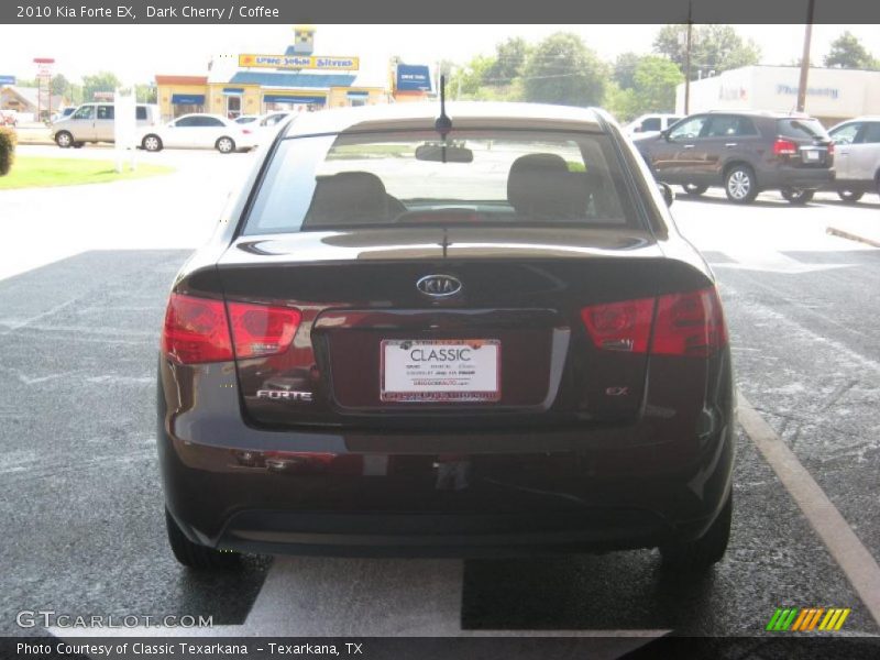 Dark Cherry / Coffee 2010 Kia Forte EX