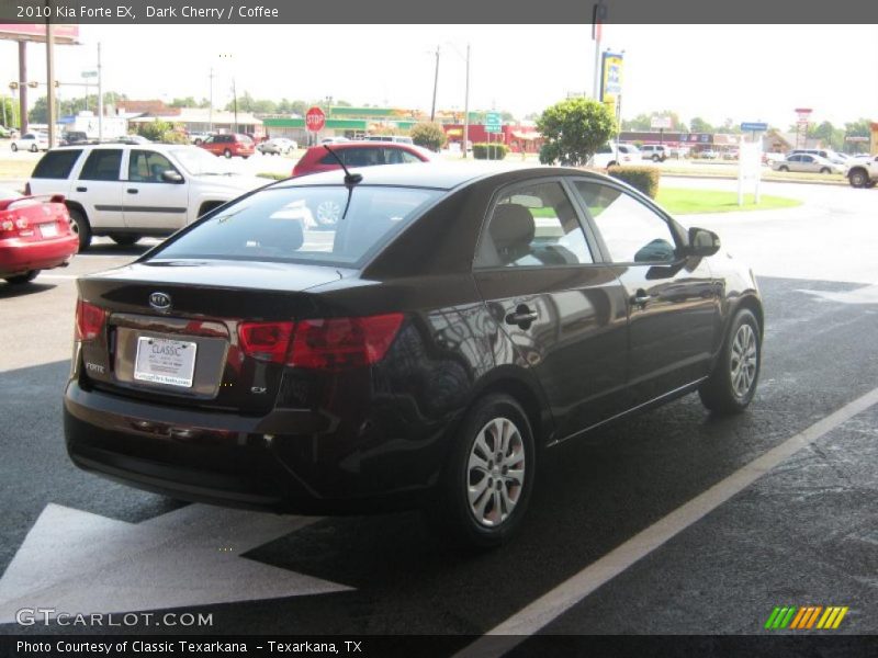 Dark Cherry / Coffee 2010 Kia Forte EX