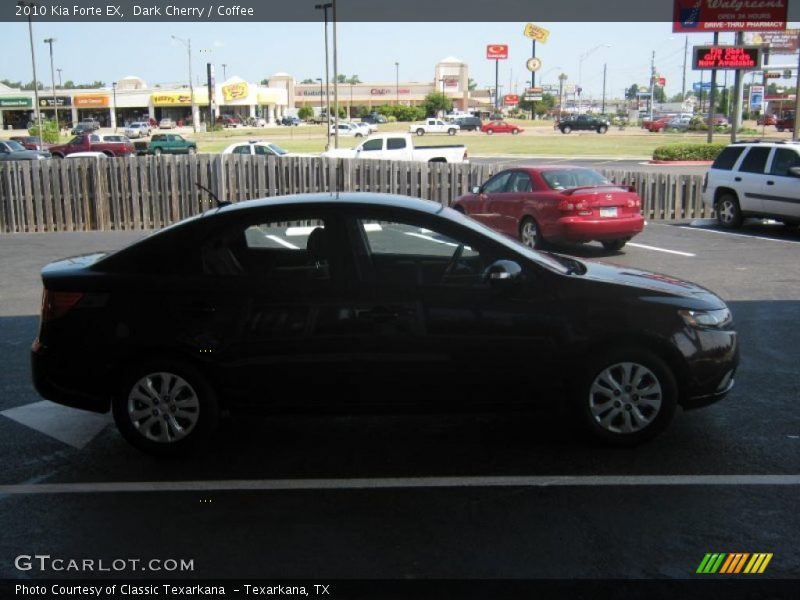 Dark Cherry / Coffee 2010 Kia Forte EX