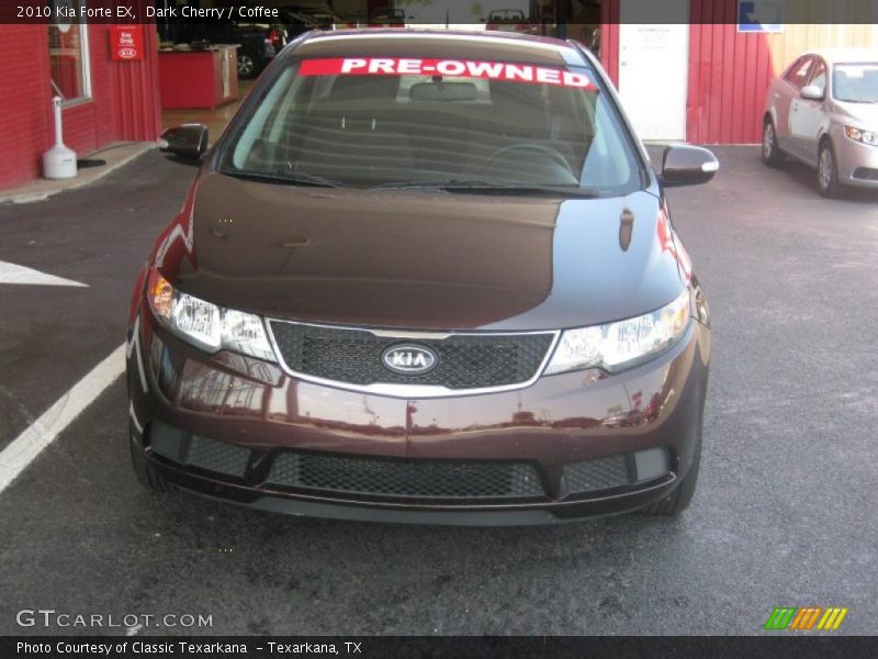 Dark Cherry / Coffee 2010 Kia Forte EX