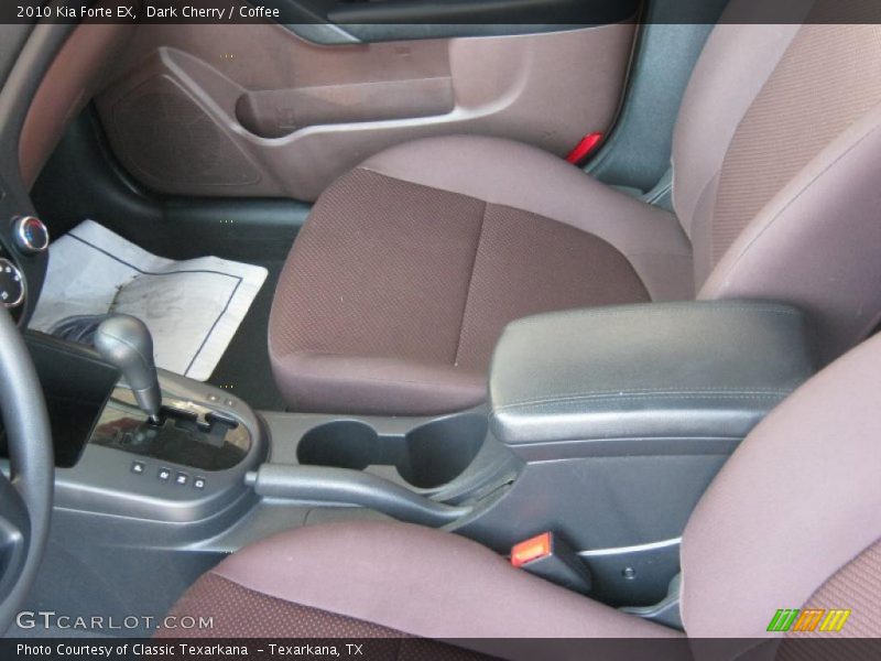 Dark Cherry / Coffee 2010 Kia Forte EX