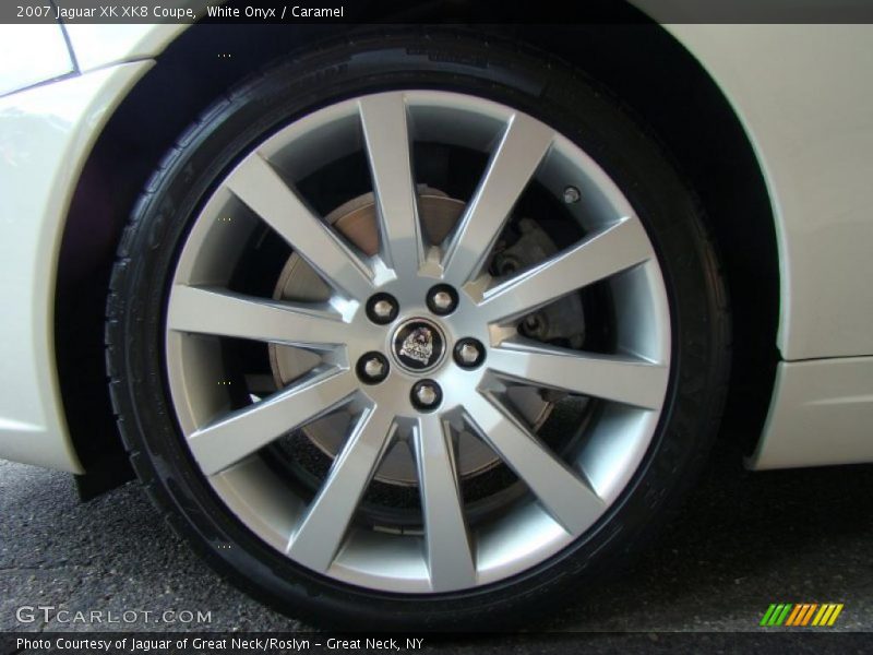 White Onyx / Caramel 2007 Jaguar XK XK8 Coupe