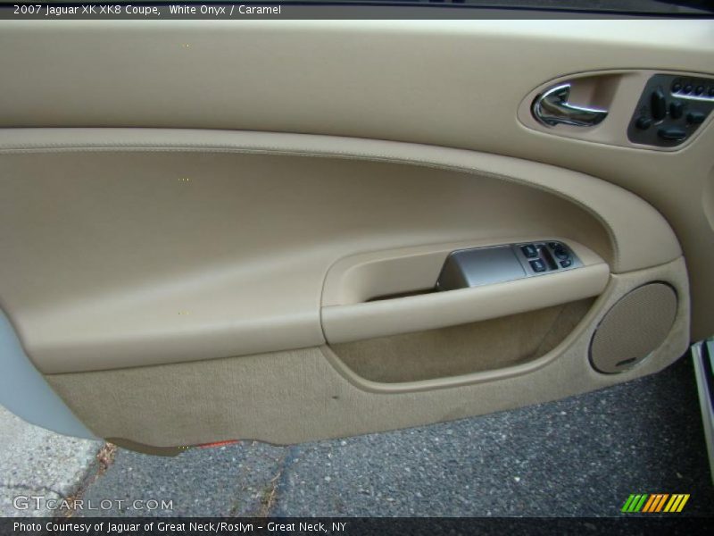 White Onyx / Caramel 2007 Jaguar XK XK8 Coupe