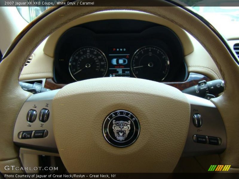 White Onyx / Caramel 2007 Jaguar XK XK8 Coupe
