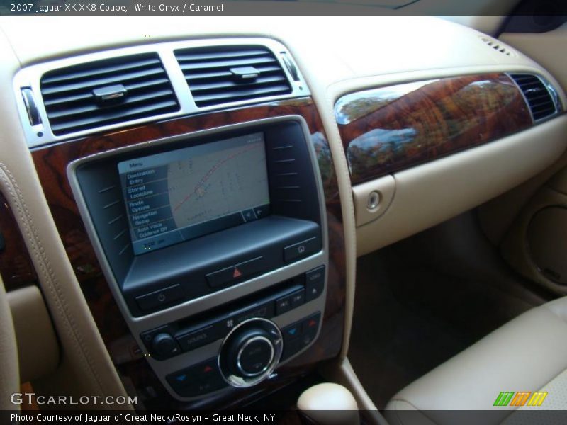 White Onyx / Caramel 2007 Jaguar XK XK8 Coupe