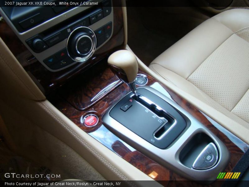 White Onyx / Caramel 2007 Jaguar XK XK8 Coupe