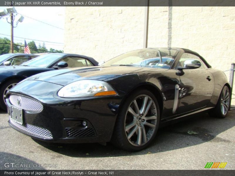 Ebony Black / Charcoal 2007 Jaguar XK XKR Convertible
