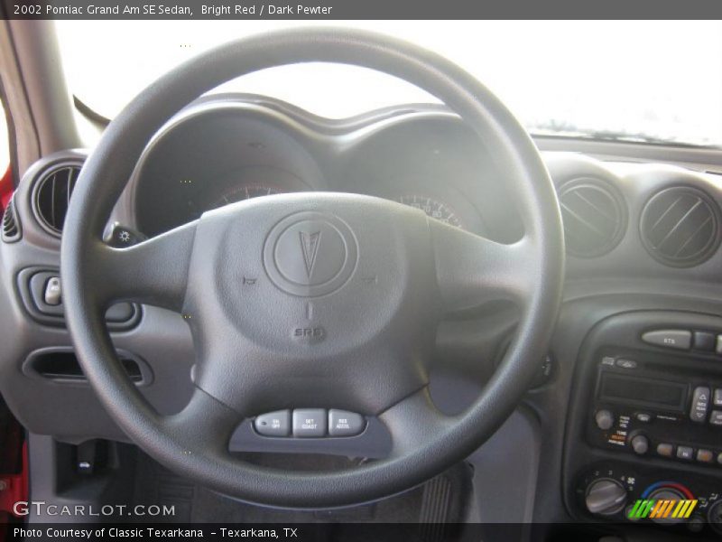 Bright Red / Dark Pewter 2002 Pontiac Grand Am SE Sedan