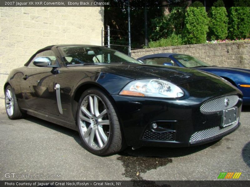 Ebony Black / Charcoal 2007 Jaguar XK XKR Convertible