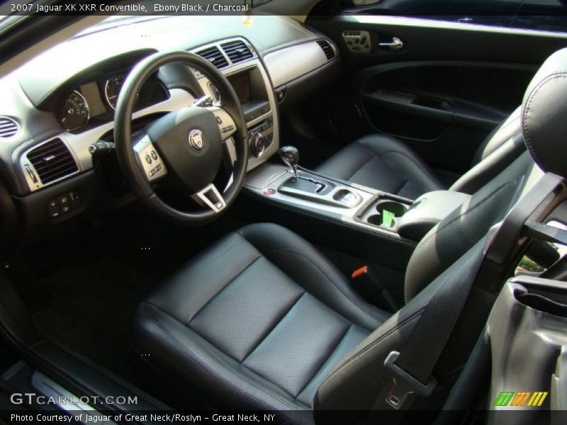 Ebony Black / Charcoal 2007 Jaguar XK XKR Convertible