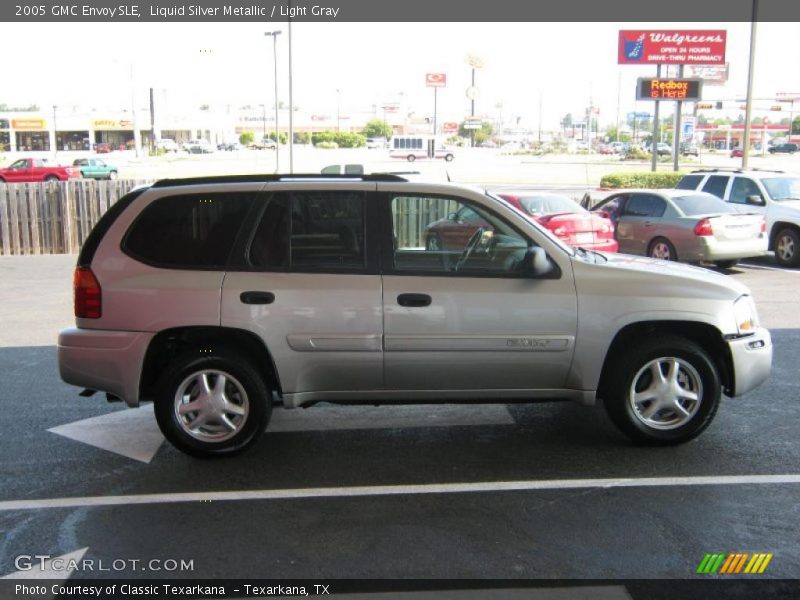 Liquid Silver Metallic / Light Gray 2005 GMC Envoy SLE