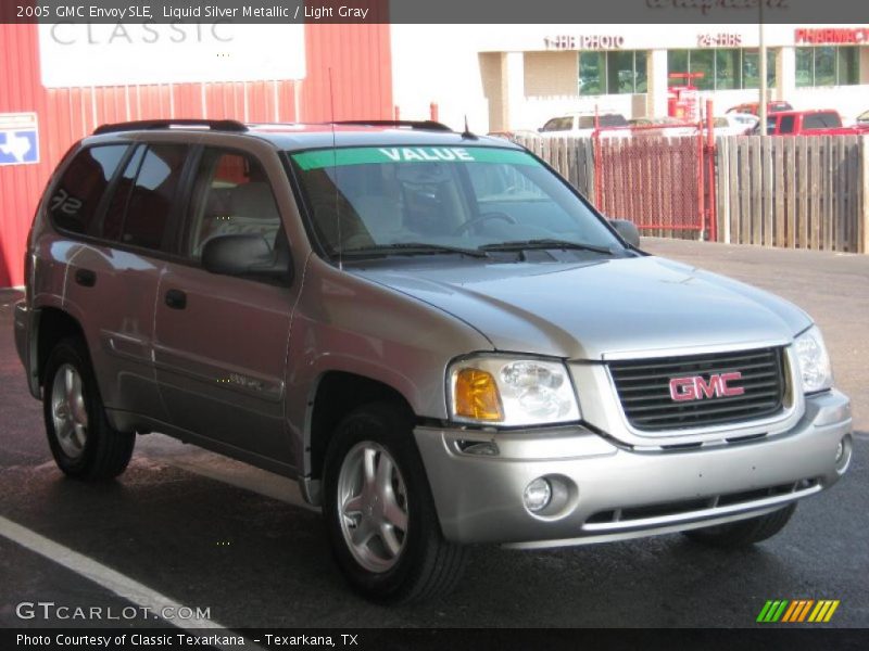 Liquid Silver Metallic / Light Gray 2005 GMC Envoy SLE