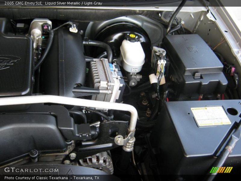 Liquid Silver Metallic / Light Gray 2005 GMC Envoy SLE