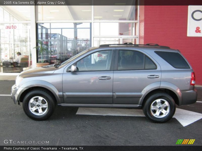 Alpine Gray / Gray 2005 Kia Sorento EX