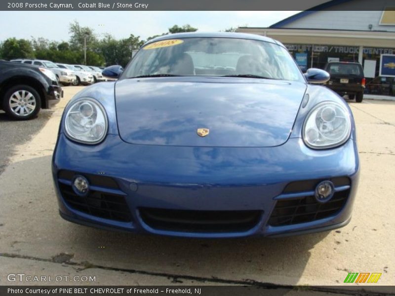 Cobalt Blue / Stone Grey 2008 Porsche Cayman