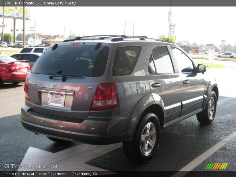Alpine Gray / Gray 2005 Kia Sorento EX