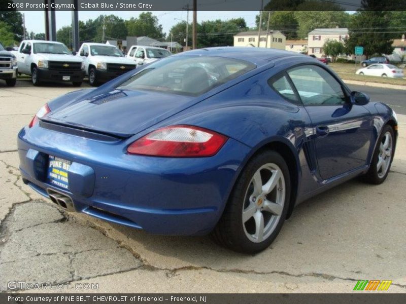 Cobalt Blue / Stone Grey 2008 Porsche Cayman