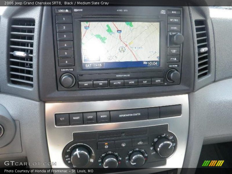 Black / Medium Slate Gray 2006 Jeep Grand Cherokee SRT8