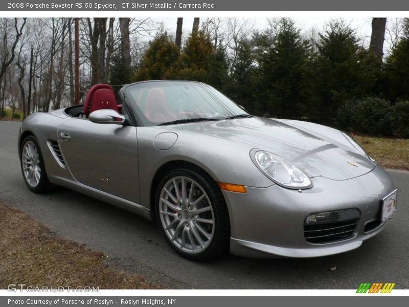 GT Silver Metallic / Carrera Red 2008 Porsche Boxster RS 60 Spyder