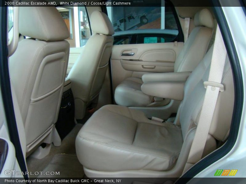 White Diamond / Cocoa/Light Cashmere 2008 Cadillac Escalade AWD