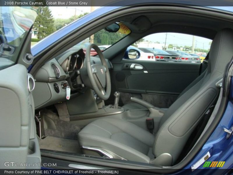 Cobalt Blue / Stone Grey 2008 Porsche Cayman