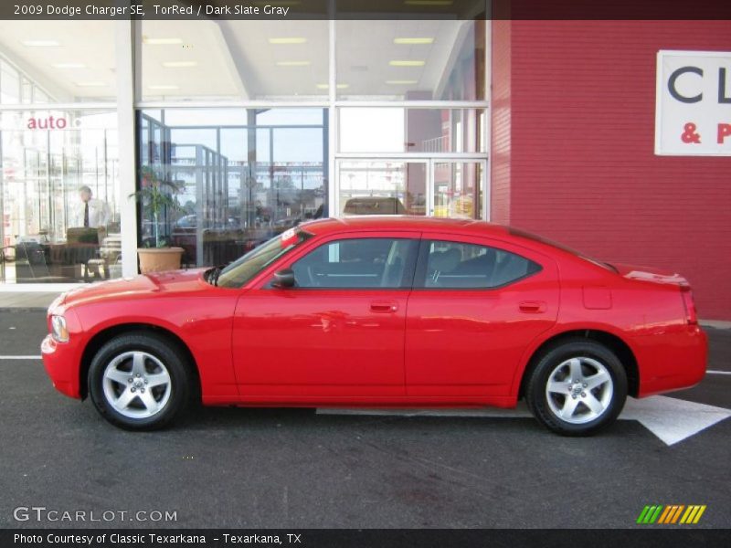 TorRed / Dark Slate Gray 2009 Dodge Charger SE