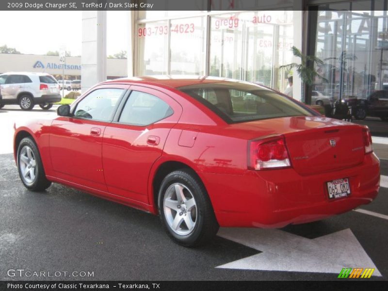 TorRed / Dark Slate Gray 2009 Dodge Charger SE