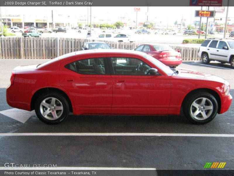 TorRed / Dark Slate Gray 2009 Dodge Charger SE