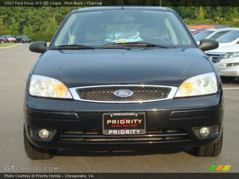 Pitch Black / Charcoal 2007 Ford Focus ZX3 SES Coupe