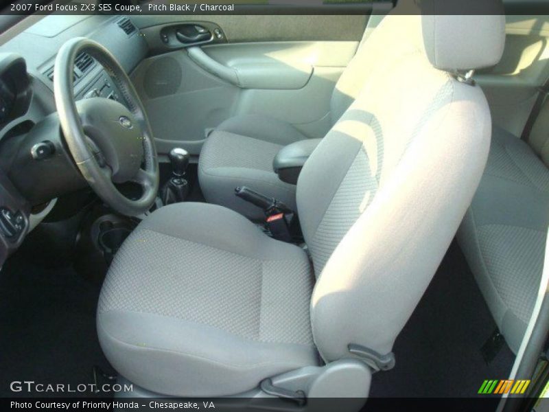 Pitch Black / Charcoal 2007 Ford Focus ZX3 SES Coupe